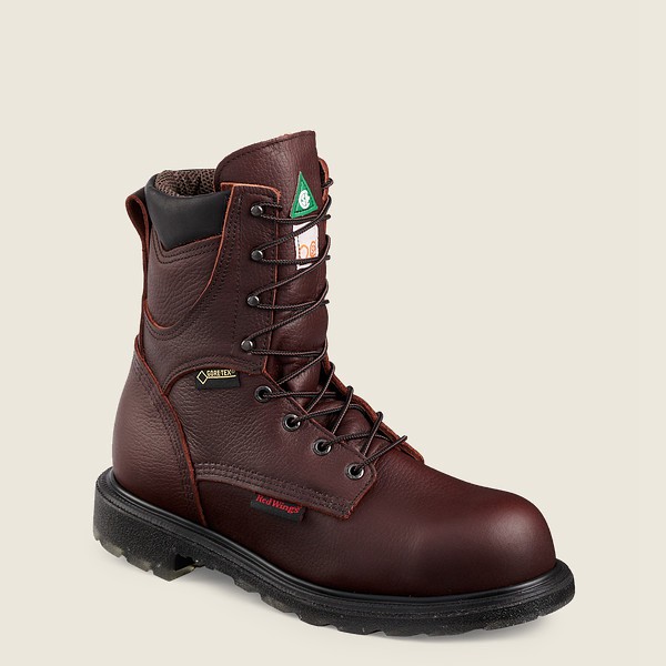 Botas de Seguridad Red Wing Hombre Vino - Supersole® 2.0 - 8-Inch Insulated Waterproof Csa Toe - 673